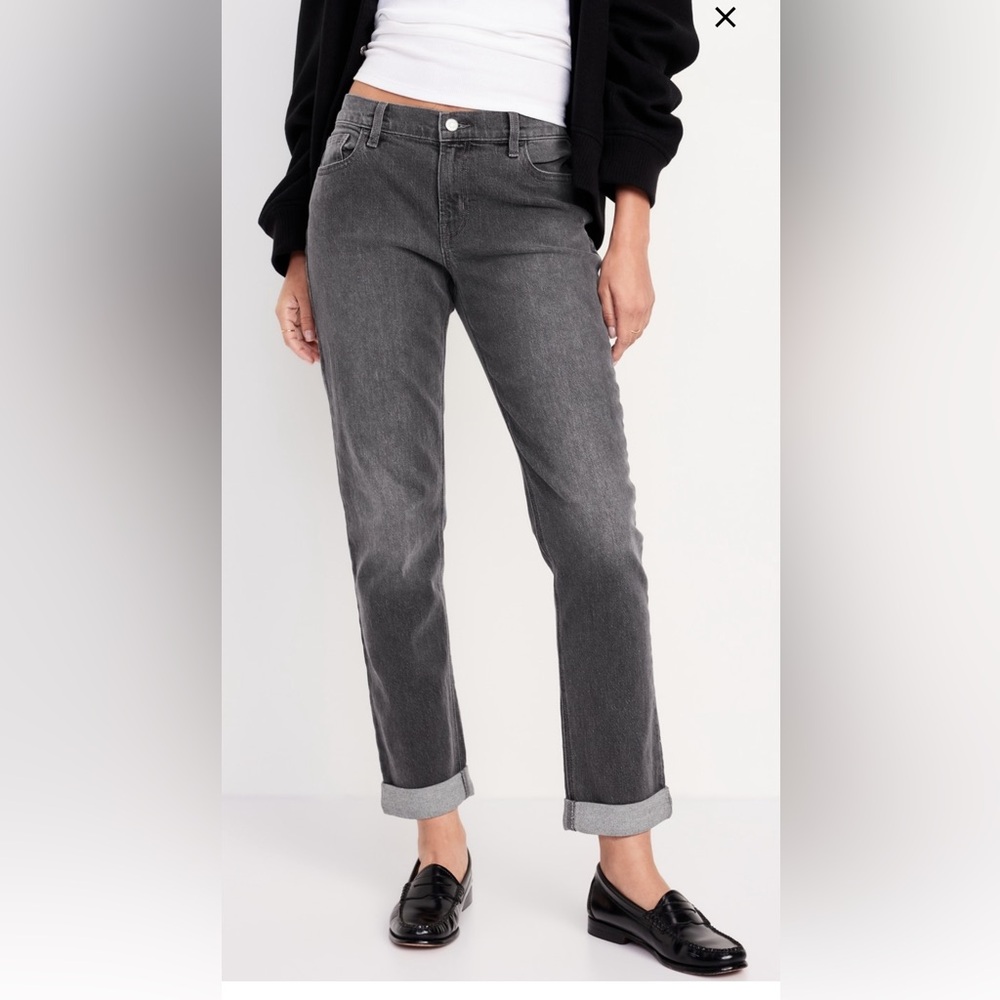Old Navy Wow Mid Rise Boyfriend Jeans - Size 14
